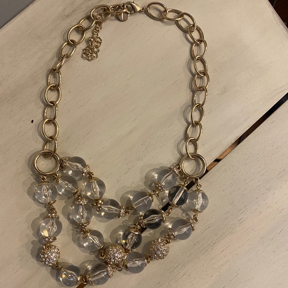 Layered beaded necklace